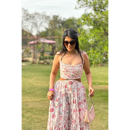 Old Marigold Bridget Pleated Maxi Dress