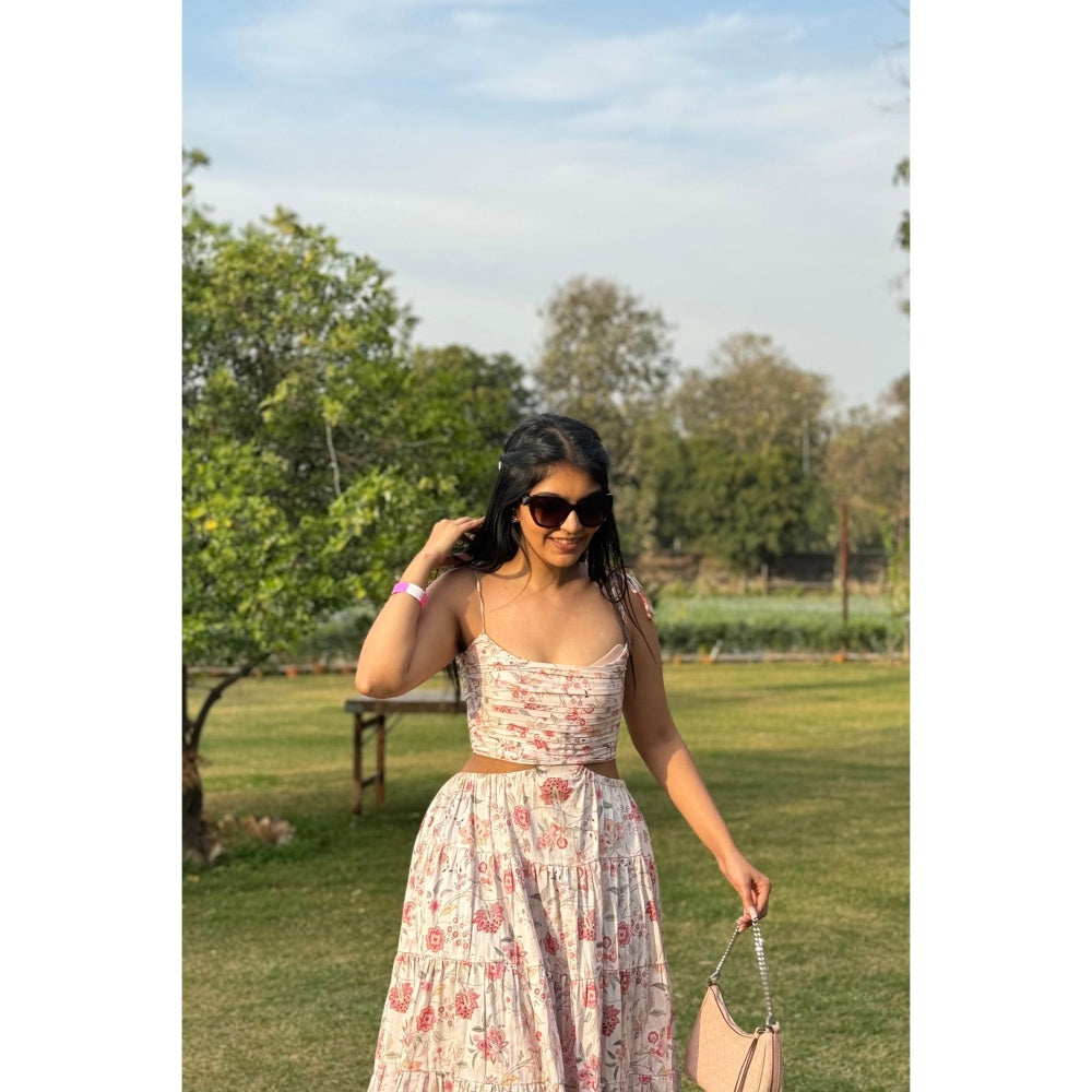 Old Marigold Bridget Pleated Maxi Dress