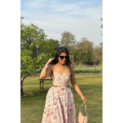 Old Marigold Bridget Pleated Maxi Dress