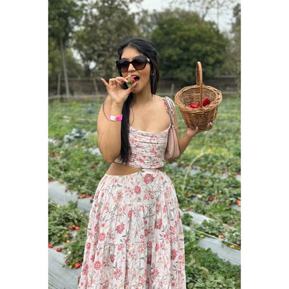 Old Marigold Bridget Pleated Maxi Dress