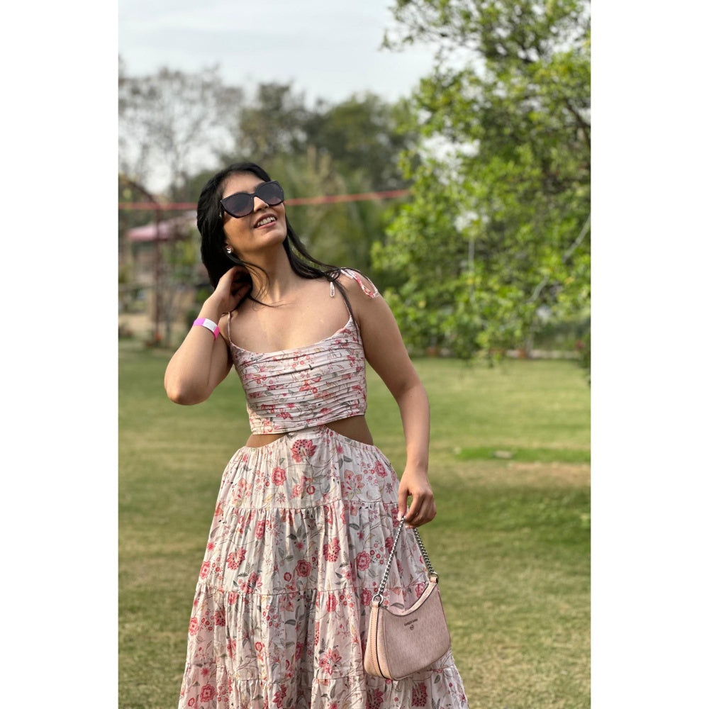 Old Marigold Bridget Pleated Maxi Dress