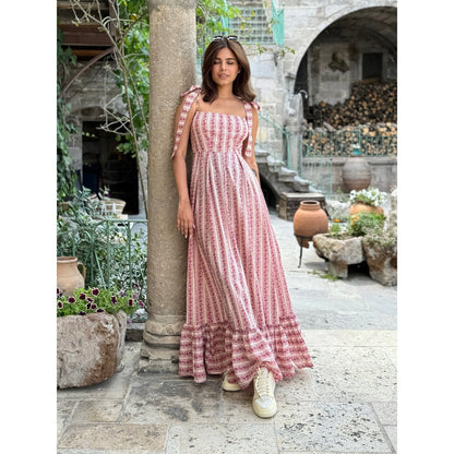 Old Marigold Lennon Printed Maxi Sun Dress