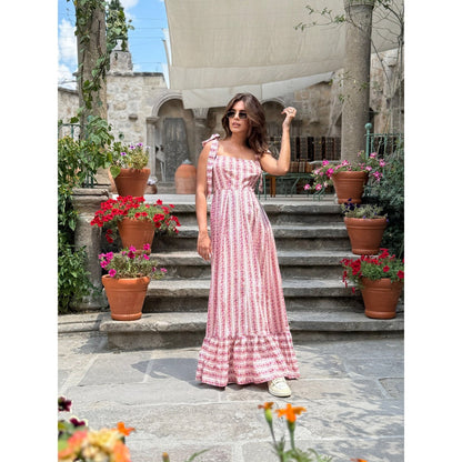 Old Marigold Lennon Printed Maxi Sun Dress