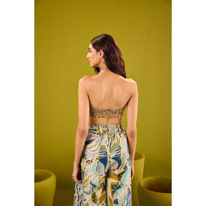 Old Marigold Chahat Embroidered Strappy Blouse
