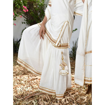OMAANA Chanda Sharara Set (Set of 3)
