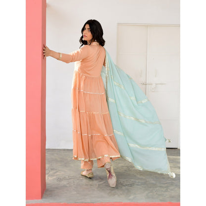 OMAANA Fiza Palazzo Set (Set of 3)