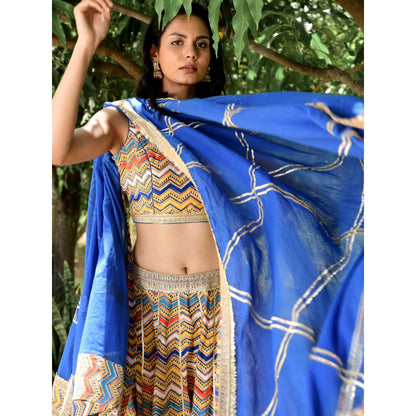 OMAANA Leela Ghaghra Set (Set of 3)