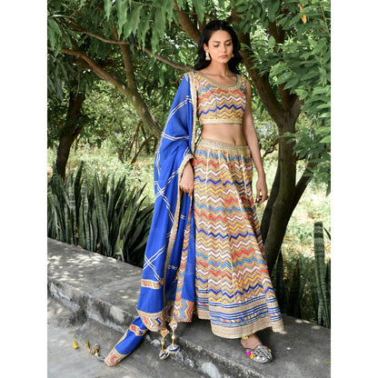 OMAANA Leela Ghaghra Set (Set of 3)