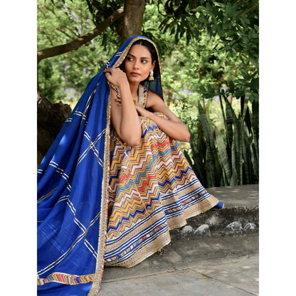 OMAANA Leela Ghaghra Set (Set of 3)