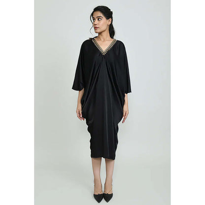 OMAANA Black Diva Luxe Kaftan Dress