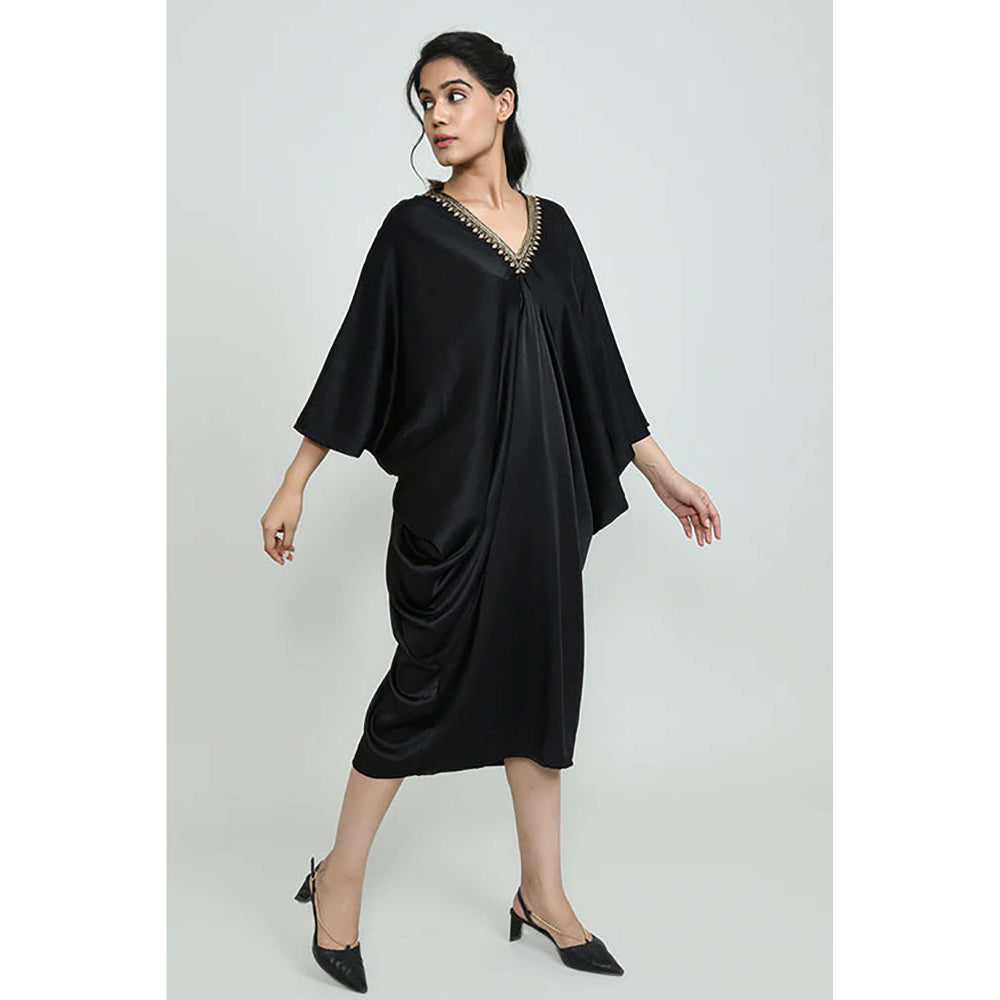 OMAANA Black Diva Luxe Kaftan Dress
