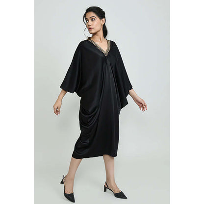 OMAANA Black Diva Luxe Kaftan Dress