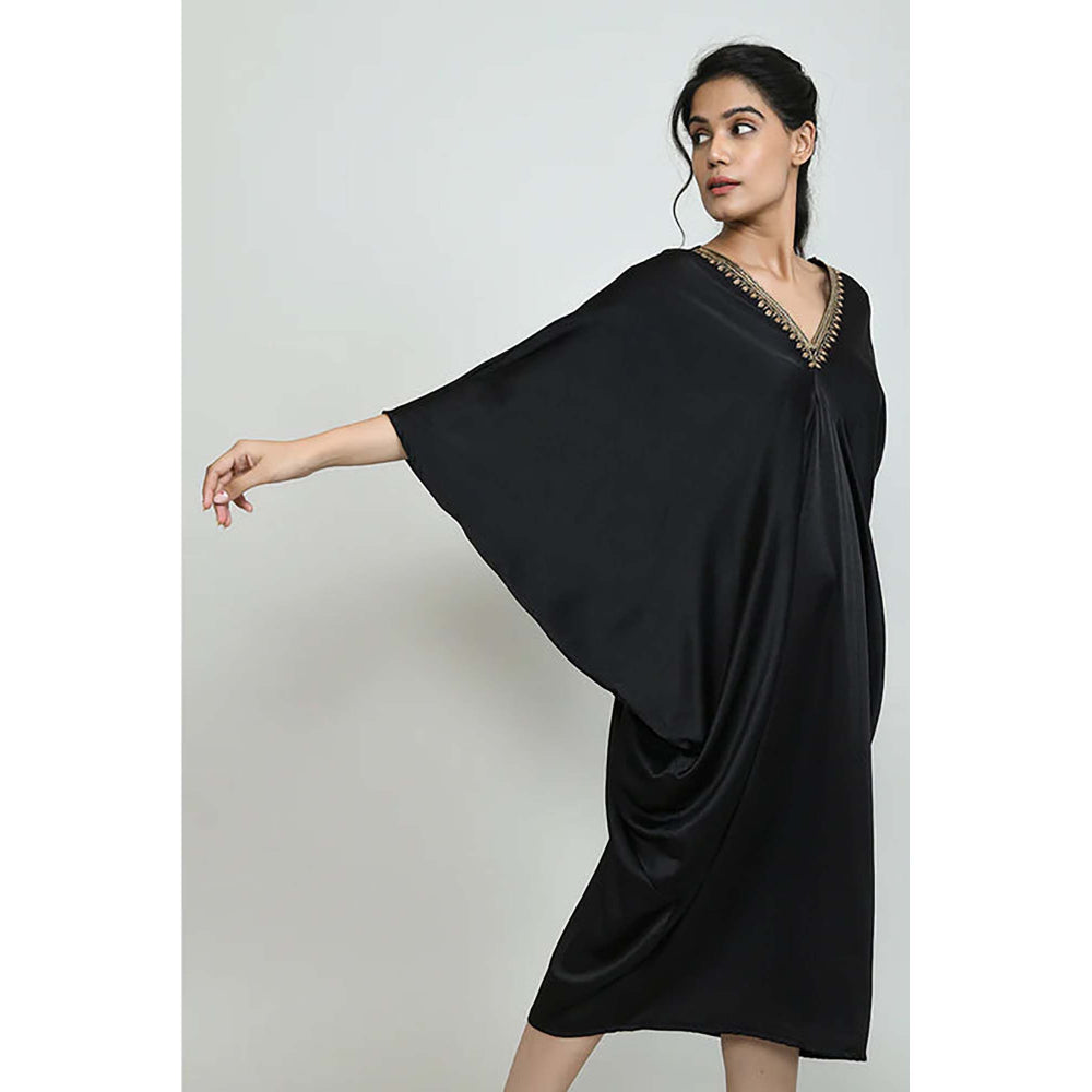 OMAANA Black Diva Luxe Kaftan Dress