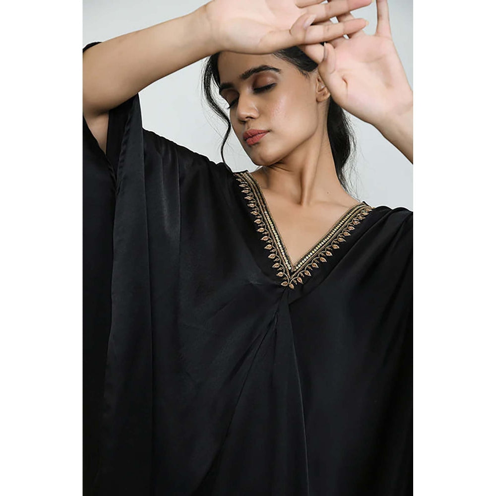 OMAANA Black Diva Luxe Kaftan Dress