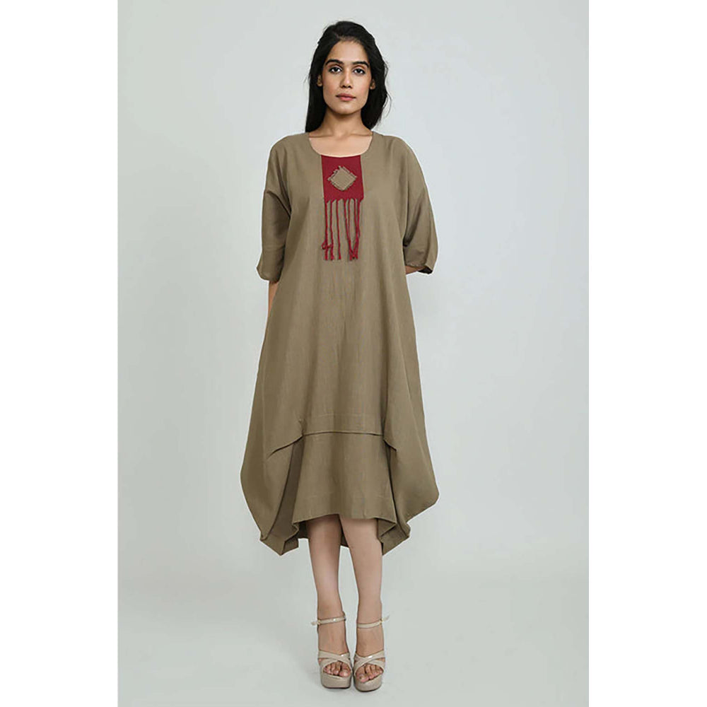 OMAANA Chikoo Orchard Boho Maxi Dress