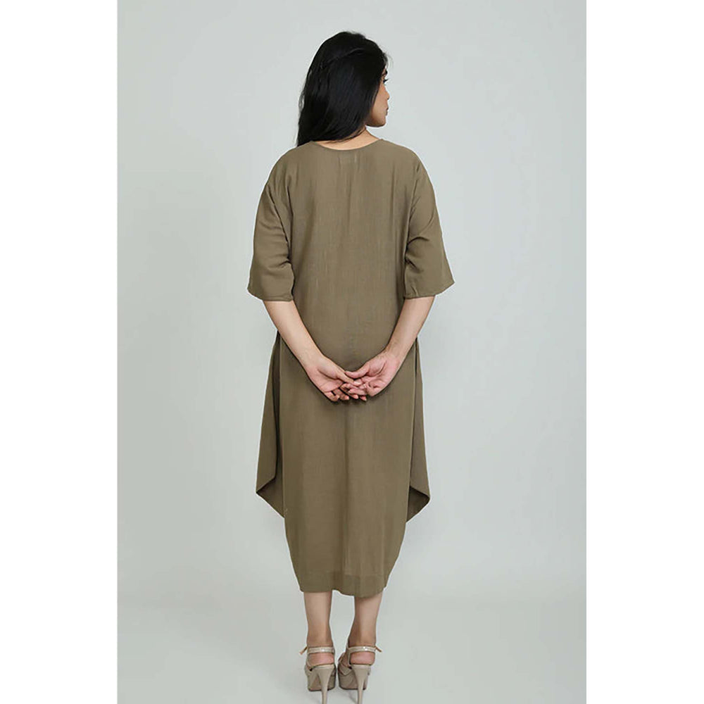OMAANA Chikoo Orchard Boho Maxi Dress