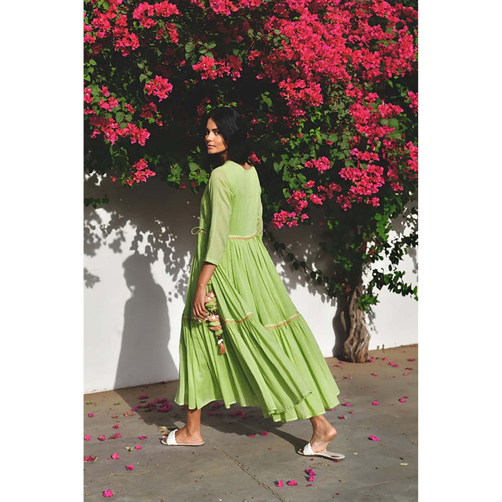 OMAANA Grapevine Summer Maxi Dress