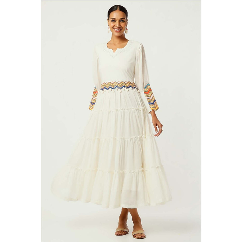 OMAANA Milky Bar Summer Maxi Dress