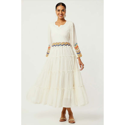 OMAANA Milky Bar Summer Maxi Dress