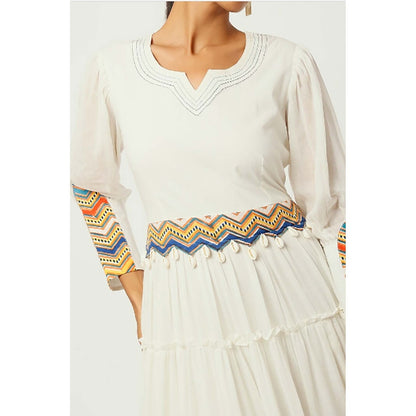 OMAANA Milky Bar Summer Maxi Dress