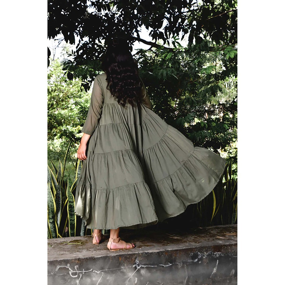 OMAANA Sage Summer Tales Maxi Dress