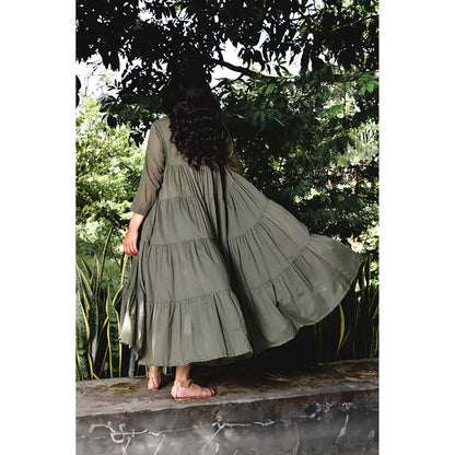 OMAANA Sage Summer Tales Maxi Dress