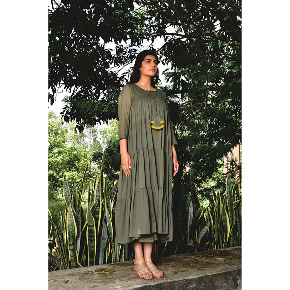 OMAANA Sage Summer Tales Maxi Dress
