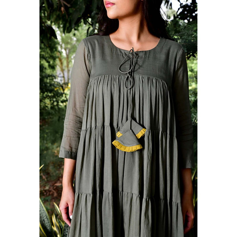 OMAANA Sage Summer Tales Maxi Dress