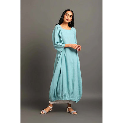 OMAANA Turq Cool Boho Maxi Dress