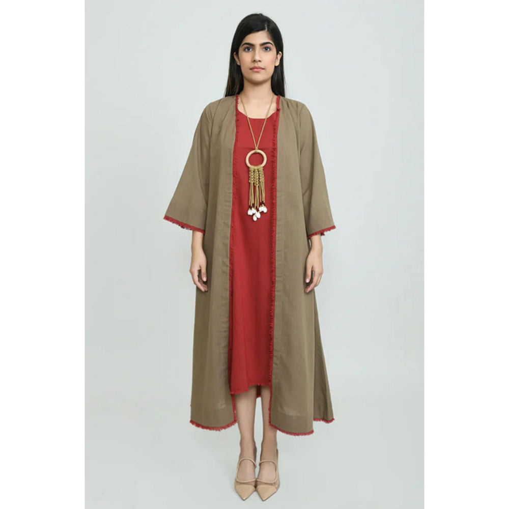 OMAANA Desert Faiza Dress with Jacket