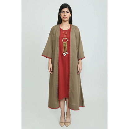 OMAANA Desert Faiza Dress with Jacket