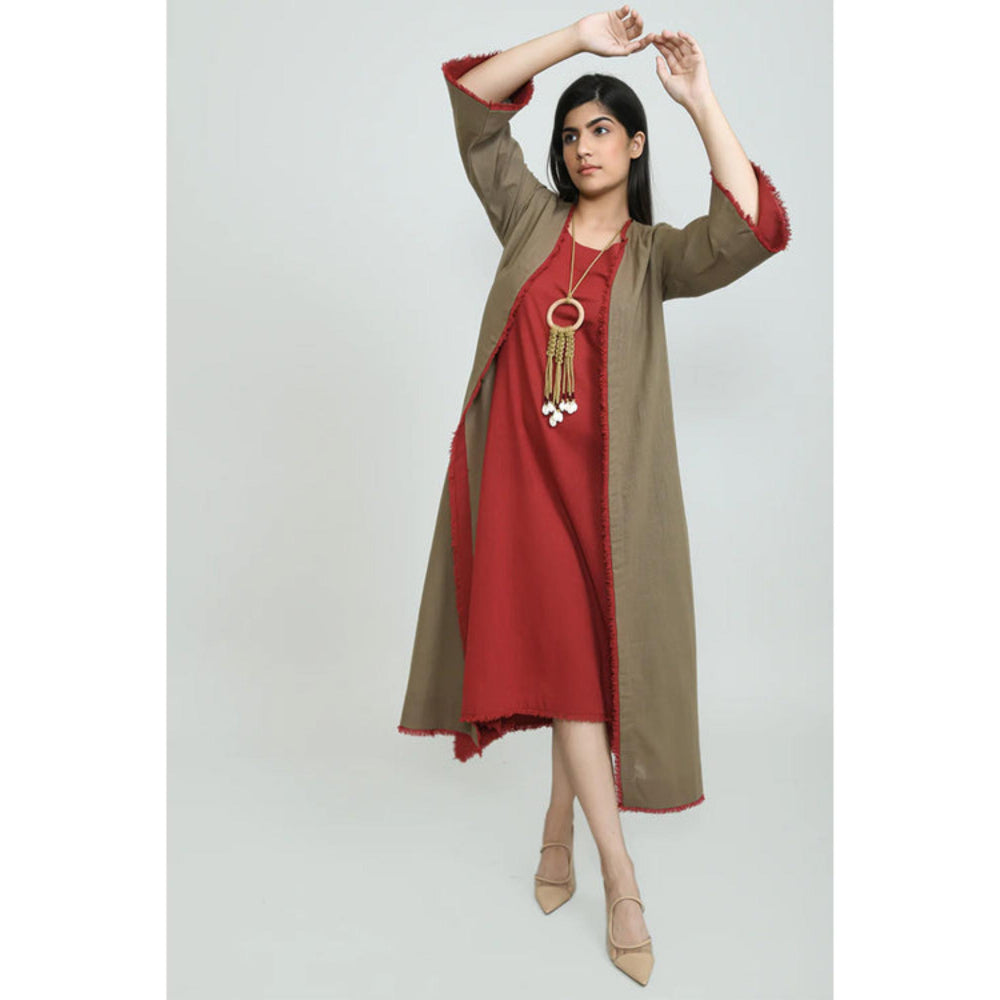 OMAANA Desert Faiza Dress with Jacket