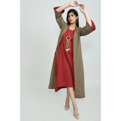 OMAANA Desert Faiza Dress with Jacket