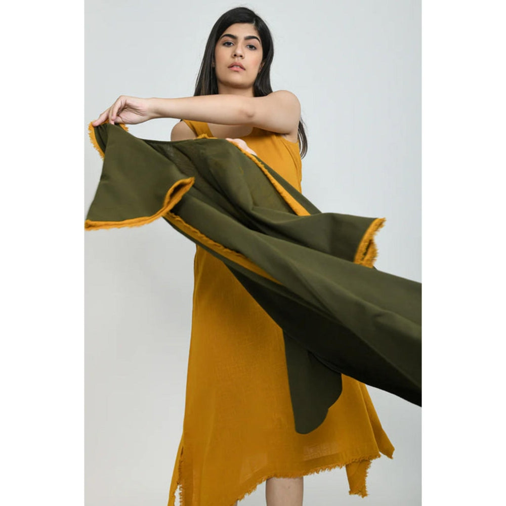 OMAANA Army Faiza Dress with Jacket