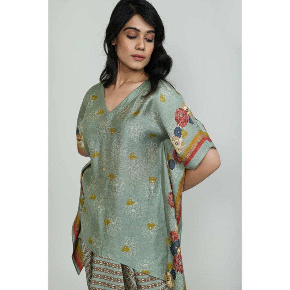 OMAANA Silk Sage Luxe Co-Ord's