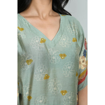 OMAANA Silk Sage Luxe Co-Ord's