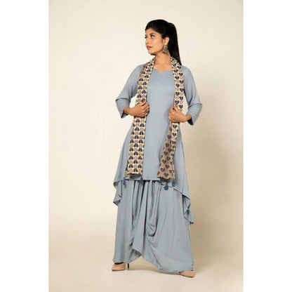 OMAANA Blue Afternoon Delight Maxi Dress