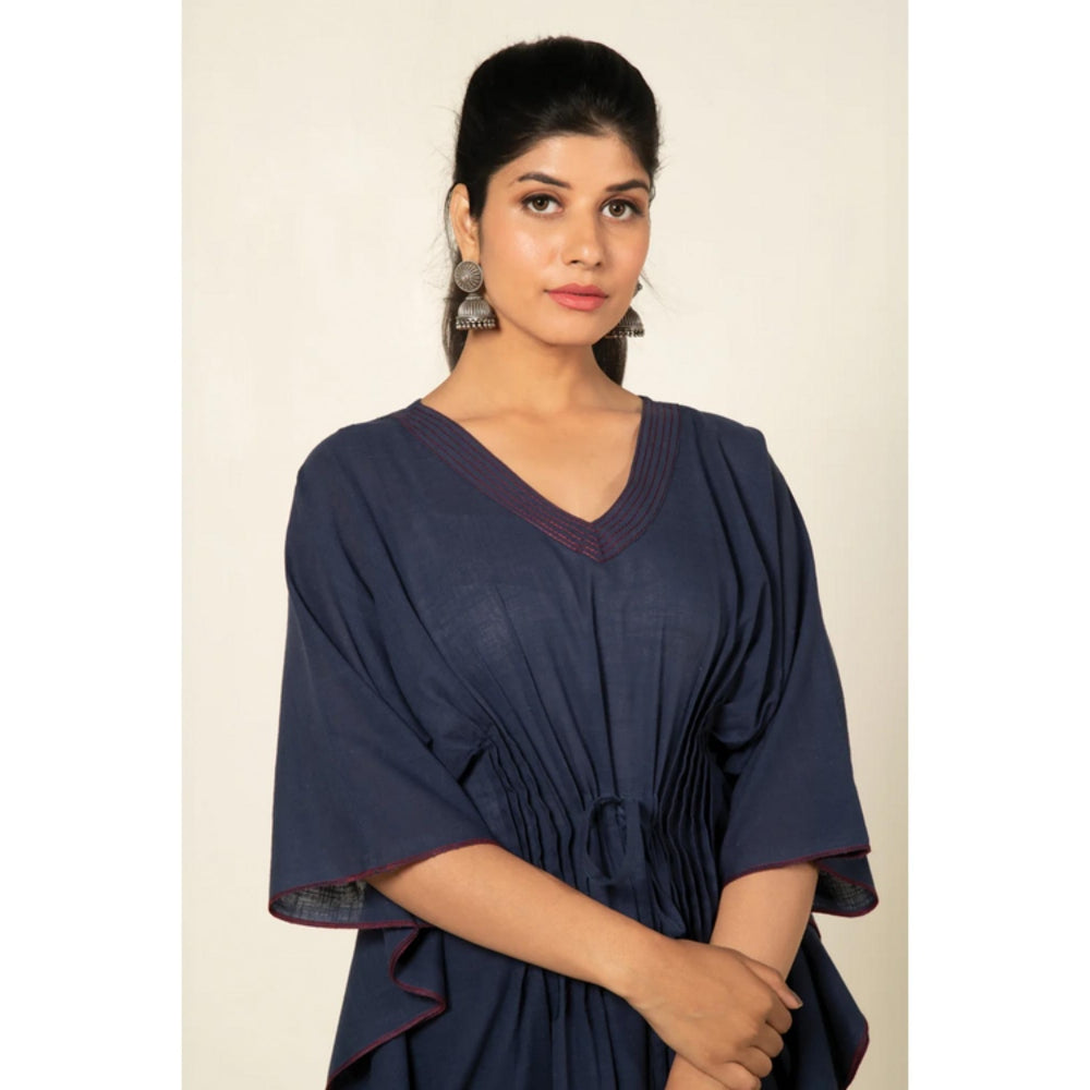 OMAANA Navy Blue Sufi Asmi Kaftan Dress