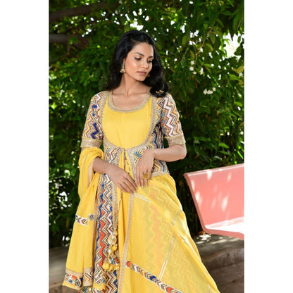 OMAANA Padmini Anarkali Maxi Dress