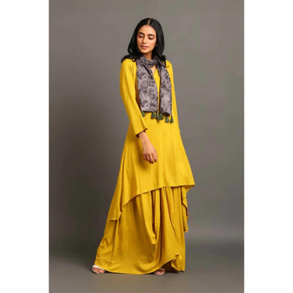 OMAANA Yellow Afternoon Delight Maxi Dress