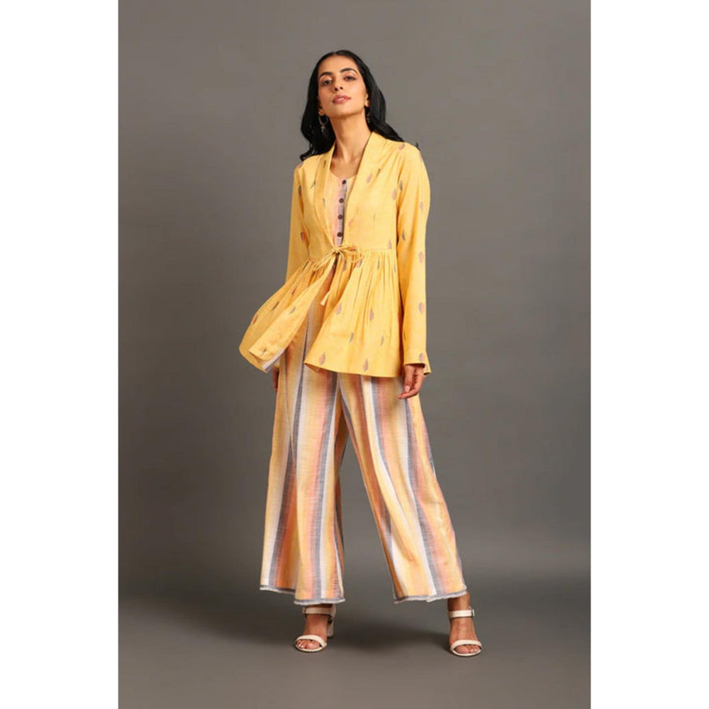OMAANA Butter Scotch Jumpsuit with Jacket