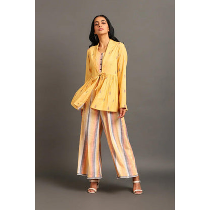 OMAANA Butter Scotch Jumpsuit with Jacket