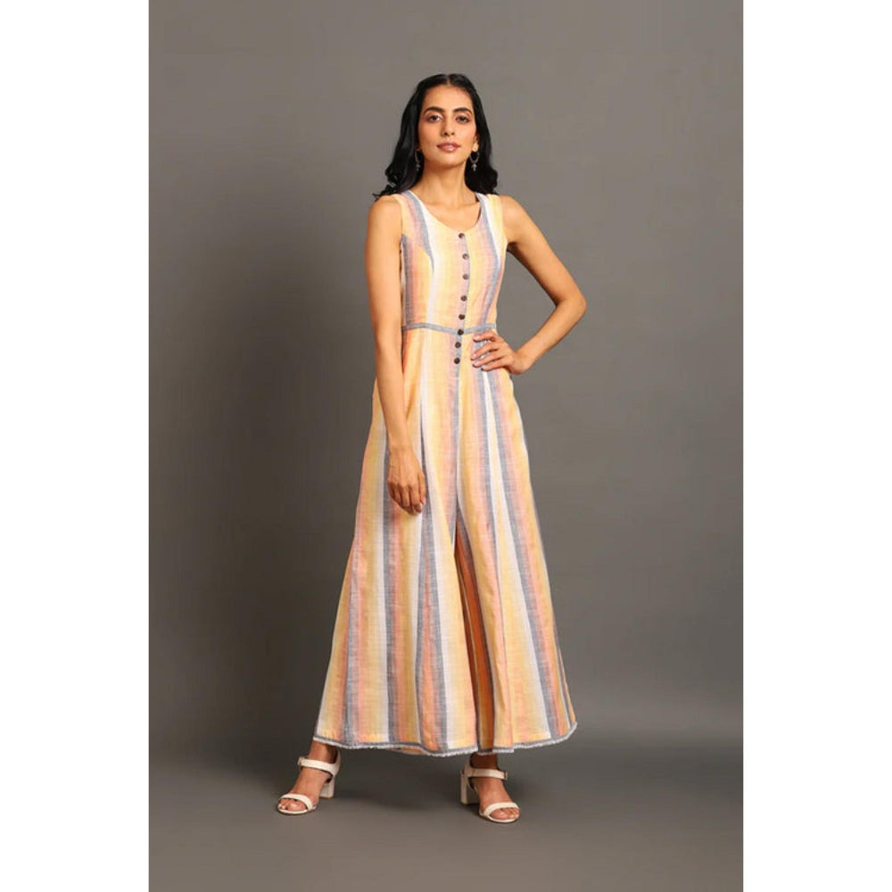 OMAANA Butter Scotch Jumpsuit with Jacket