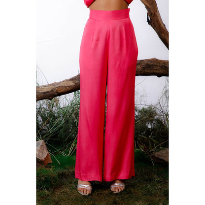 Omana by Ranjana Bothra Pink Pearl Beaded Co-Ord (Set of 2)