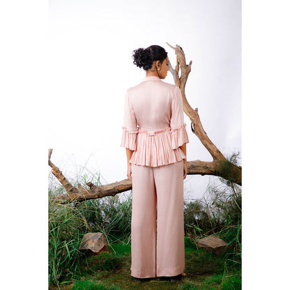 Omana by Ranjana Bothra Ivory Alice Co-Ord (Set of 2)