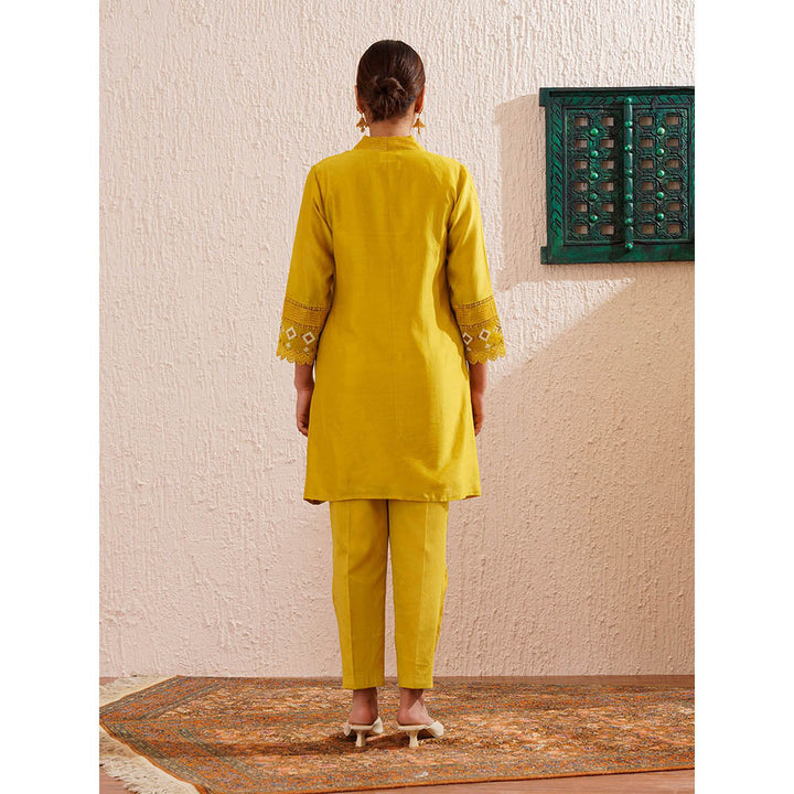 OMI Lime Yellow Tapered Co-Ord (Set of 3)
