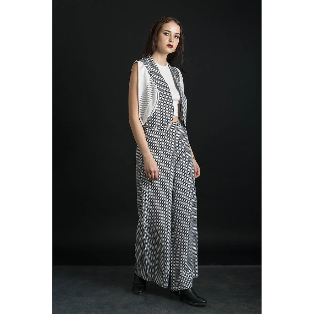 ORCR Bolero Checks Sleeveless Multi-Color Jacket