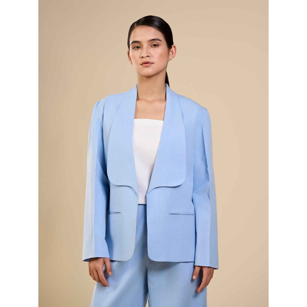 ORIGANI Blue Cornflower Blazer