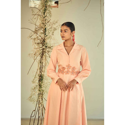 ORIGANI Peach Radiance Dress