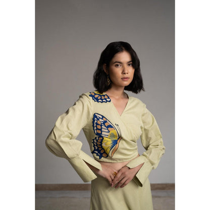 ORIGANI Green Meadows Crop Top